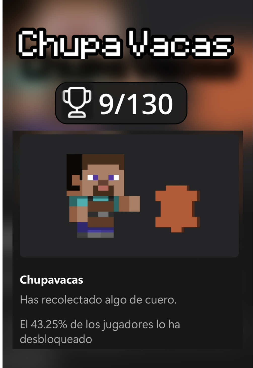 Logros de Minecraft edición Xbox 🏆 9/130 #Minecraft #mine #minecraftbedrock #xbox #minecraftpe #logros #fyp 