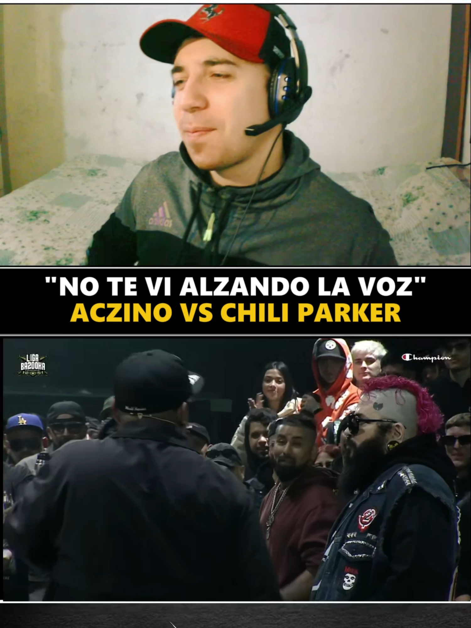 NO TE VI ALZANDO LA VOZ ACZINO VS CHILI PARKER #paratiiiiiiiiiiiiiiiiiiiiiiiiiiiiiii #viralvideos #fyp #shorts #Suscribite #fypシ゚ #urbanroosters #urbanroostersnetwork #redbull #freestyle #rap #FMS #batallasdegallos #FMSEspaña #FMSArgentina #FMSMexico #FMSChile #FMSPeru #fmscolombia #FMSinternacional #ligabazooka
