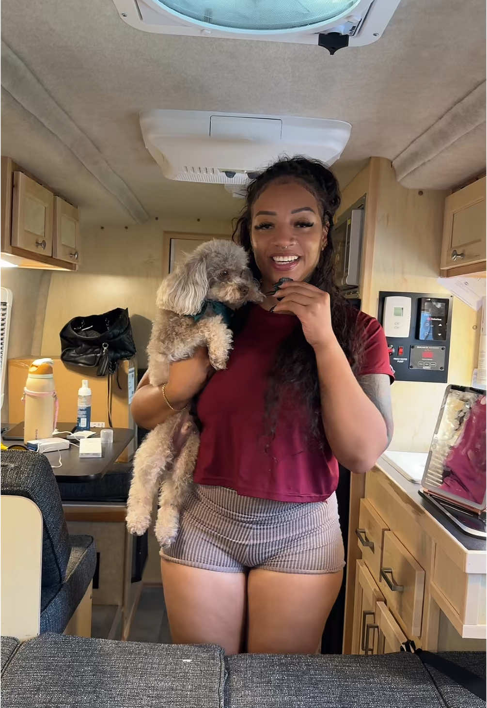 Come see my RV trailer ❤️ #rvlife #rv #travel #linmariestaylit 