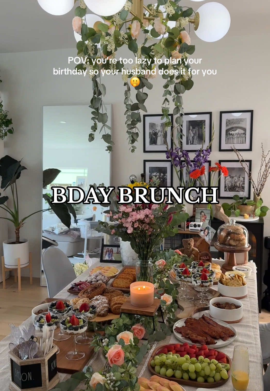 After having my baby, I didn’t have the time nor energy to plan something for my birthday… so my hubby threw me a whole bday brunch complete with a stunning spread 🥹, with help from a few friends! Definitely felt all the love on my first birthday as a mom hehe🫶🏼