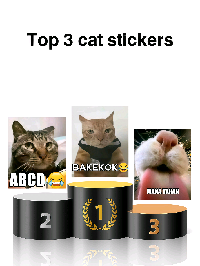 bakekok😹 #CapCut #jjtipis #top3 #catstikers #stikerkucing #bakekok 