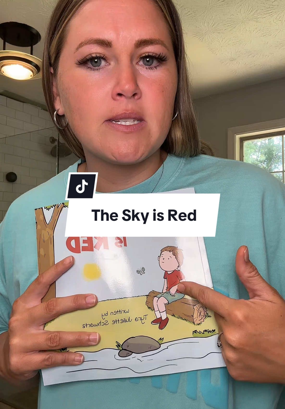 @Tyra Juliette this book tugged on my mama heartstrings hard! #theskyisred #greatread #childrensbook #gaslighting #narcissism #narcissisticcoparenting #coparenting 