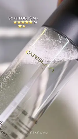 fixing spray yang boleh lock makeup base uolls.  #carslan #carslancosmetics #carslansoftfocus #fixingspray #makeupspray #settingspray #makeup #carslanmy 