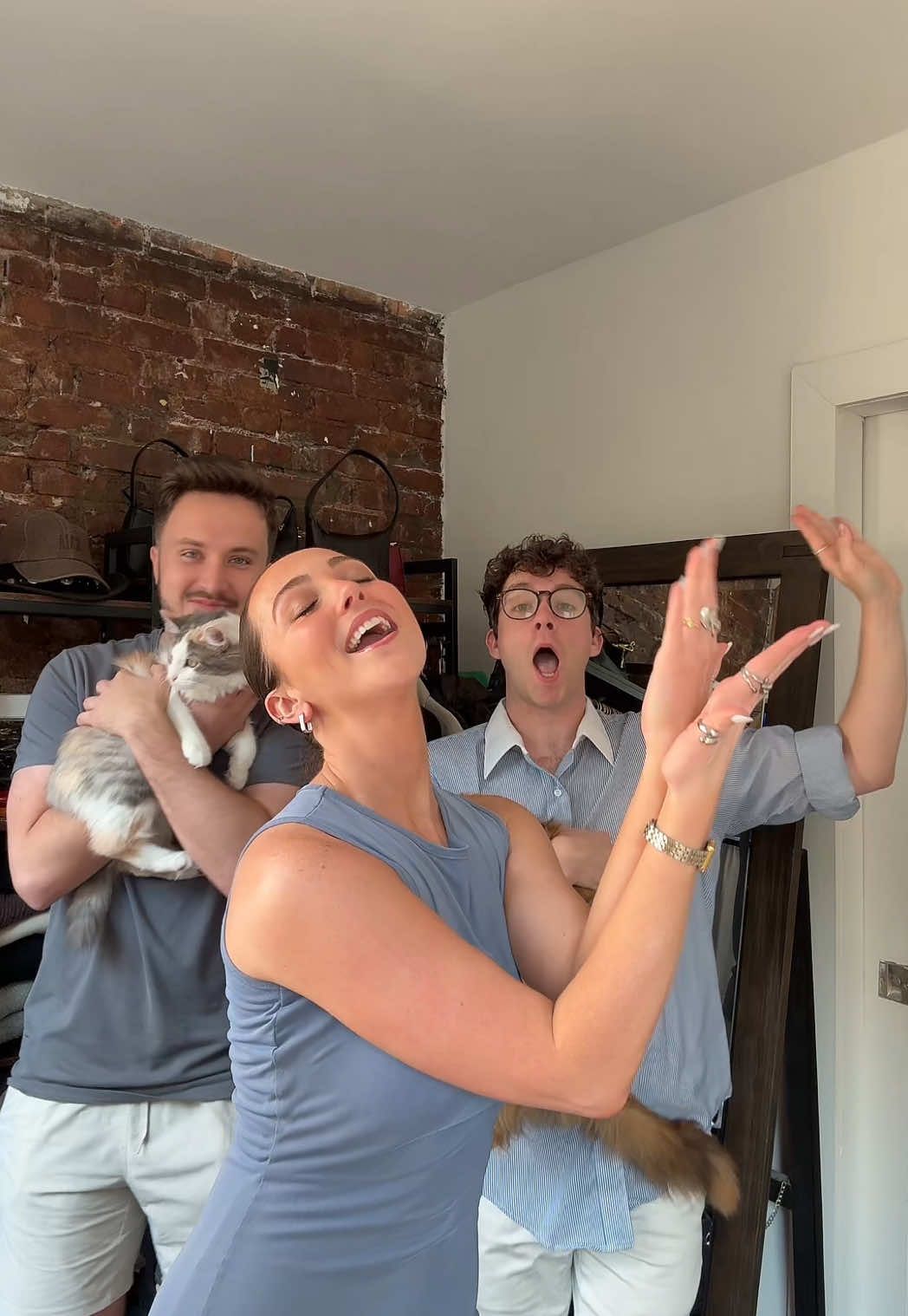 best video you’ll see on the internet today I promise  this video was creatively directed by @Ryan Byrne and was made with TLC and lots of laughs and glee passion (also my boyfriend was an extremely willing participant) #glee #gleetrend #gleedance #sayalittleprayer #gleetok #tiktokdance #easytiktokdance #dance #trendingdance #fyp 