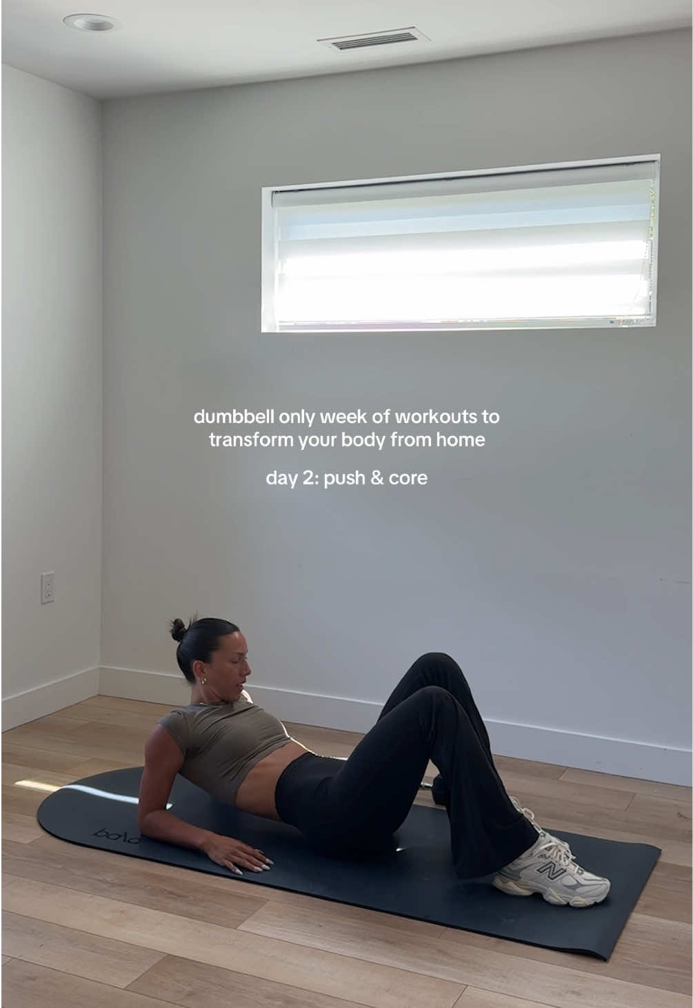 day two of my week of dumbbell only workouts —for sets & reps, head to the link in my bio 🤍 #workout #workoutmotivation #workoutroutine #workouts #dumbbellworkout #dbonly #pushdayworkout #pushday 
