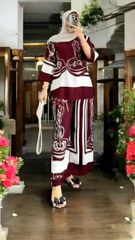 Stelan wanita terbaru kekinian/one set rayon premium