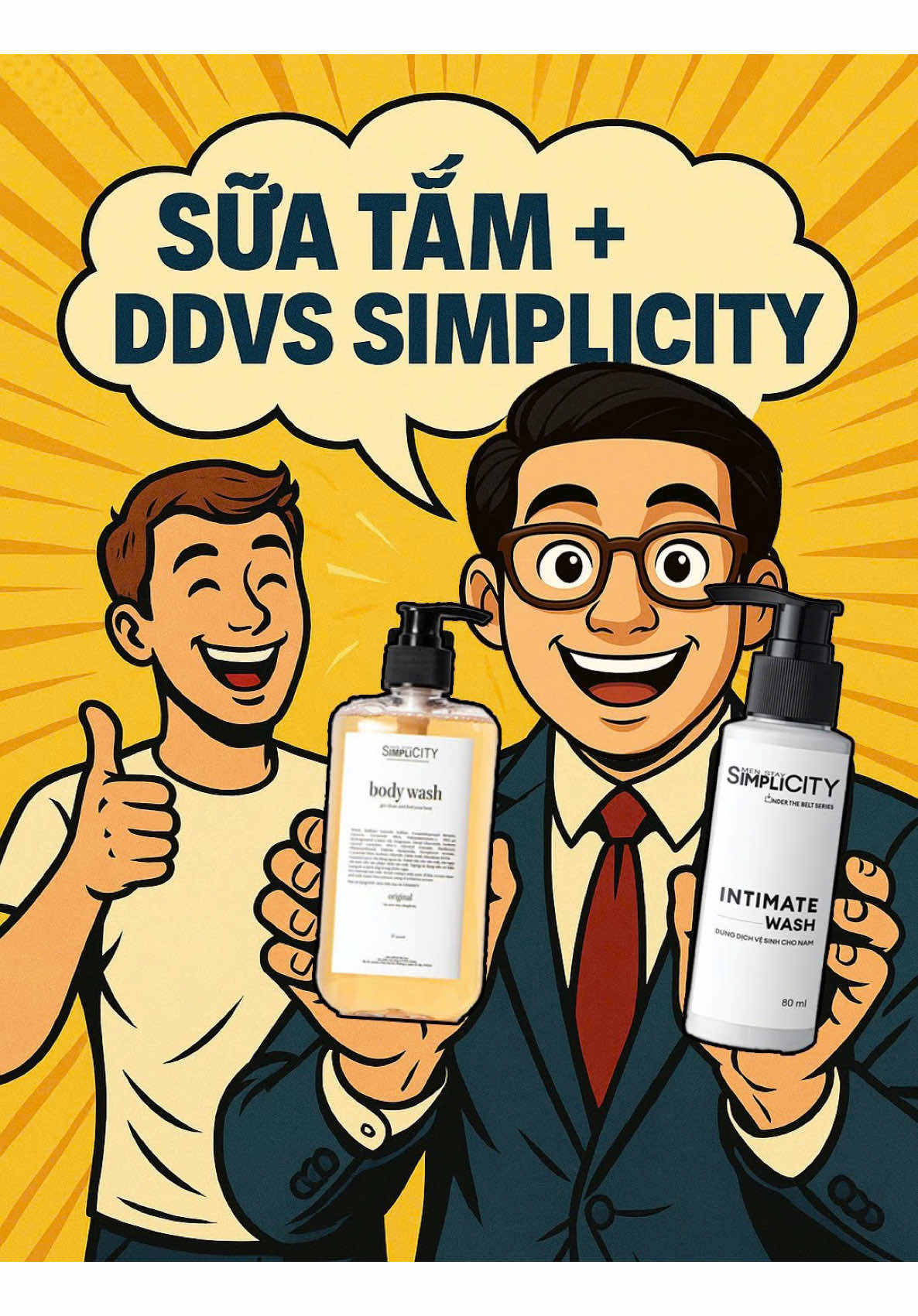 Muốn cơ thể sạch thơm – chiến mã sạch thoáng, anh em nên thử combo này ! #menstaysimplicity 