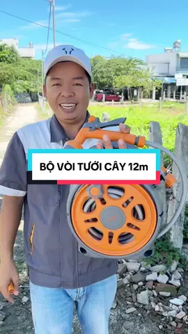 Bộ vòi tưới cây Lebenlang dài 12m có rulo cuộn #nvty75 #voituoicay 