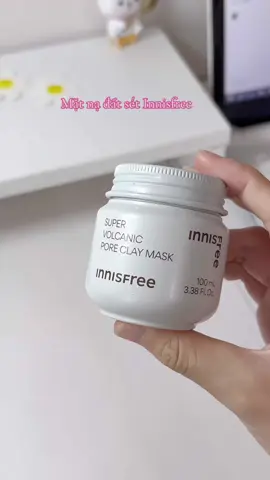 Mặt Nạ Đất Sét Innisfree Super Volcanic Pore Clay Mask #mask #volcanicmask #innisfree #reviewbeauty #unbox #viral #fyp 