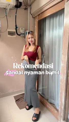 Rekomendasi sandal untuk bumil yg nyaman empuk anti lecet. Seharian jalan berasa gak pegel #sandalbumil #sandalempuk #sandal #sandalwanita #sandalantislip 