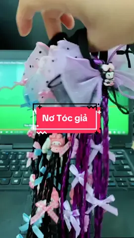 Chun tóc giả kuromi melody #maihuyenstyle #notocgia #tocgiachobe #tocgiakuromi #tocgiabieudien 