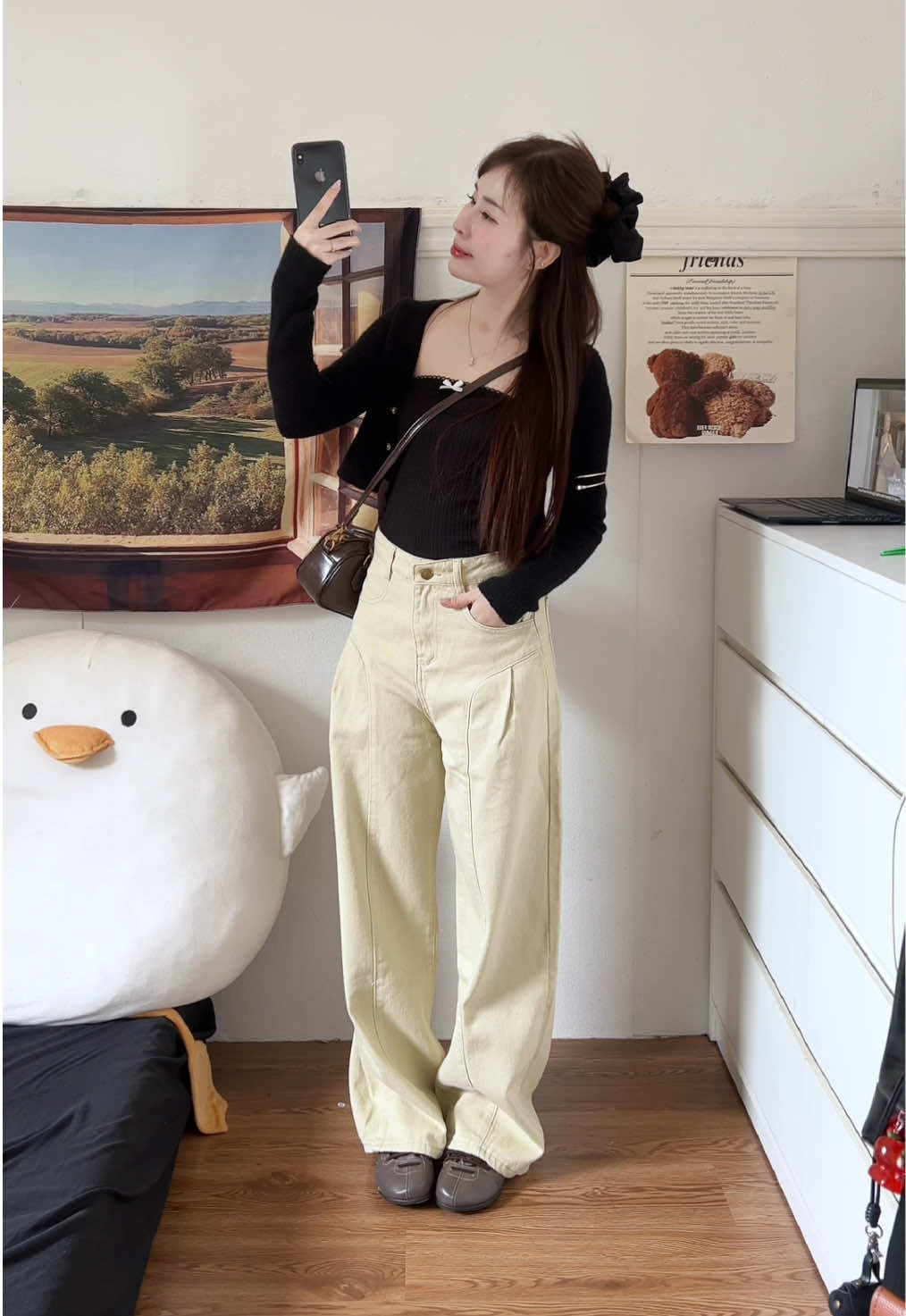 Thêm một chiếc quần xinhh vào tủ ✨😍#fyp #phoidoxinh #viral 