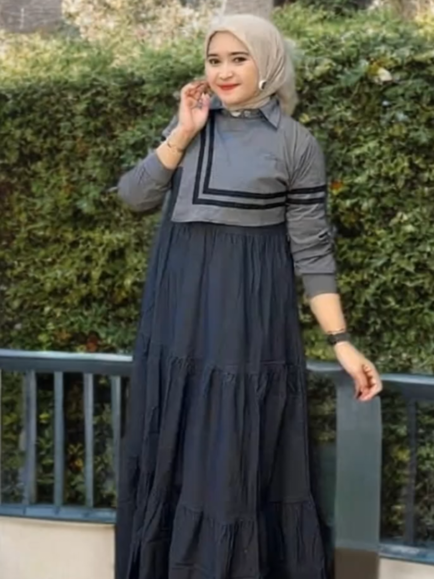 ANDARA MIDI DRESS PREMIUM WANI #dress #dresswanita 