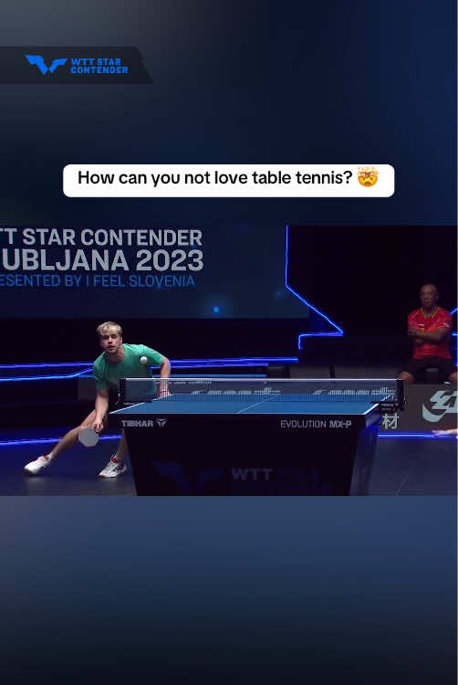 Who else remembers this elite exchange between Wang Chuqin and Truls Moregard back in 2023 🤯⏪ #WTTLjubljana #TableTennis