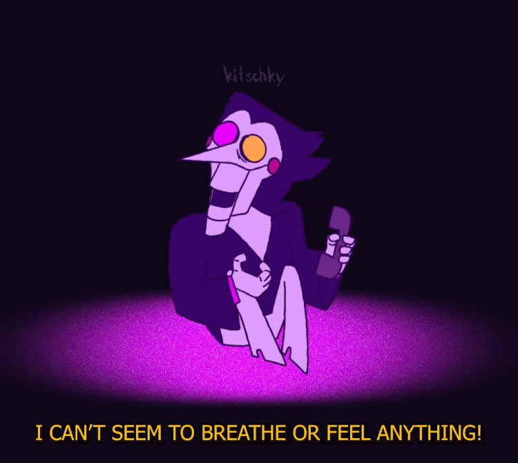 deltarune…today!! praying this scary sad silly little man becomes irrelevant forever #deltarune #utdr #spamton #gaster #krisdreemurr #animation #jackstauber