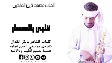 الفنان محمد ذين العابدين  قلبي بالحسار 