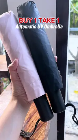☔ Automatic UV Umbrella – BUY 1 TAKE 1! ✨ UV protection, wind-resistant, and easy to open! #automaticumbrella #uvumbrella #buy1take1umbrella #backtoschoolsupplies #fyp 