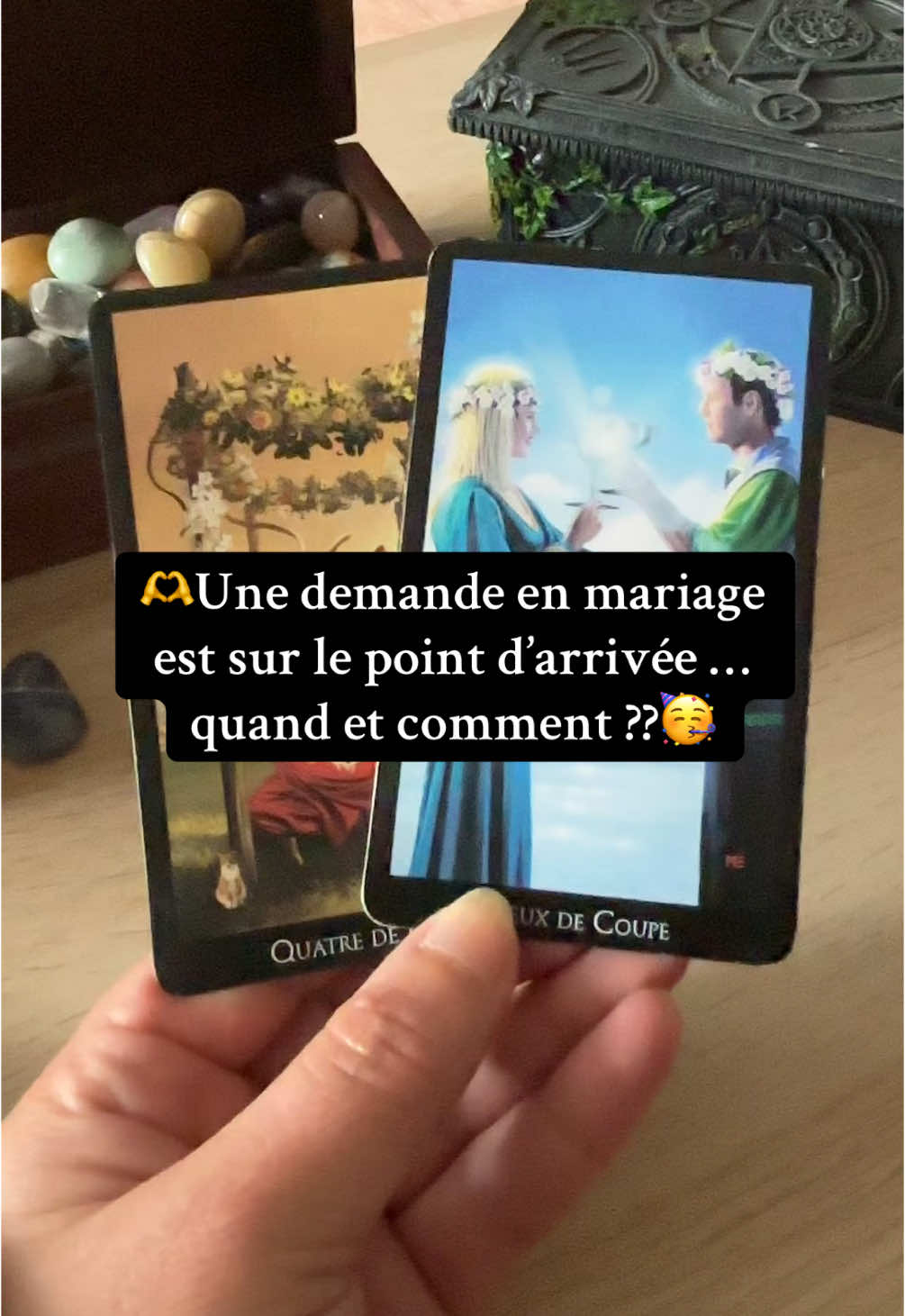 Une demande en mariage arrive #voyancegratuite #voyance_gratuite #tiragedecartegratuit 