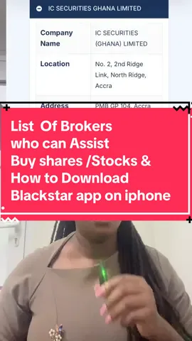 List of Brokers you can call to assist with your stocks purchase and how to download the black star app on IPhone use testflight.apple.com  Open this link on your iPhone: https://testflight.apple.com/join/wyj4keKZ.  #icwealth #brokers #stocks #shares #blackstarapp #investment 