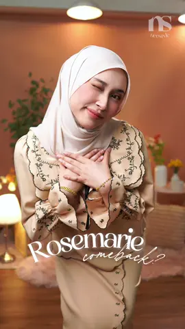 ROSEMARIE COMEBACK?! First release haritu tak sampai 48 jam terus SOLD OUT! 😱 Yang tak sempat grab haritu, this is your sign untuk grab sebelum Raya Haji. Available untuk dewasa & kids edition jugak tau! Kali ni ada 1 warna baru yang confirm buat korang jatuh hati.. 🤭 Nak tahu warna apa? Join our LIVE now! 🛍 Limited tau — siapa cepat, dia dapat! 📍𝑵𝒐𝒘 𝑨𝒗𝒂𝒊𝒍𝒂𝒃𝒍𝒆 𝘐𝘕-𝘚𝘛𝘖𝘙𝘌 & 𝘖𝘕𝘓𝘐𝘕𝘌 𝘗𝘓𝘈𝘛𝘍𝘖𝘙𝘔𝘚 𝑭𝒆𝒂𝒕𝒖𝒓𝒊𝒏𝒈: • Rosemarie Collection in Khaki, size M 𝘛𝘢𝘭𝘦𝘯𝘵 𝘪𝘴 60KG, 166CM #NeestyleManeesnyaRaya #Neestyle #BajuRaya2025 #BajuKurungModen #BajuKurungSedondonIbuAnak #KurungMakAnak #BajuKurungKhaki #BajuKurungBudakPerempuan #BajuKonvo #BajuDinner #BajuRayaHaji #BajuRaya2025 #BajuKurungCantik #TikTokShopMY #TikTokShop66BirthdayFiesta #TiktokShop66FiestaHariJadi