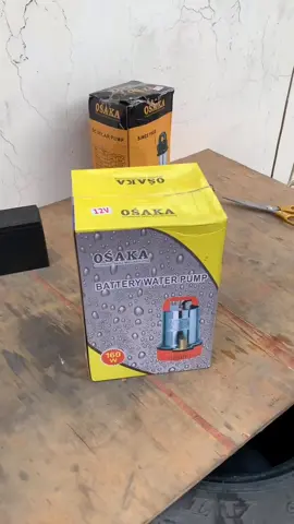 Bơm chìm 12V 160W Osaka hút nước chống ngập, ghế xuồng, bể cá, ao hồ,...