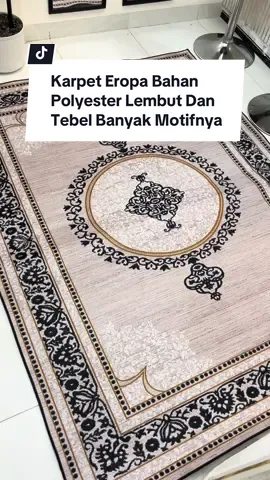 Karpet Eropa Bahan Polyester Ukuran 210x160cm Anti Licin,Lembut Dan Tebel Juga Banyak Pilihan Motifnya #karpet #karpetviral #karpetmurah #karpetaesthetic #karpetpolyester #karpeteropa #karpetturki #karpetturkimurah #karpetjumbo #ramadhan #ramadanekstraseru 