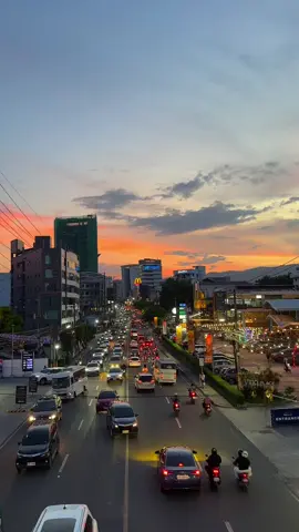 Pov: traffic pero ang ganda ng sunset🧡 #cebucity #fyp 
