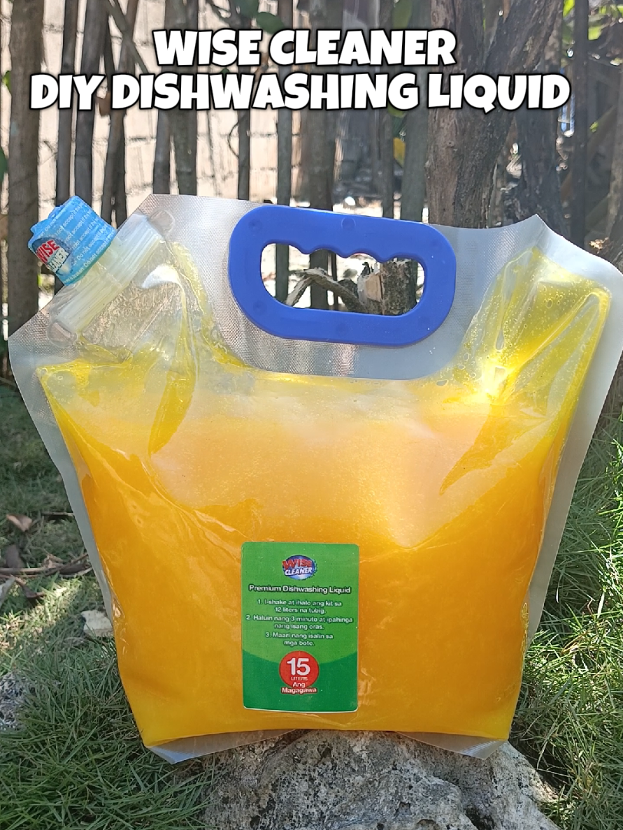 click the yellow basket to order. #wisecleaner  #wisecleanerdishwashingliquidkit #dishwashingliquidkit  #diydishwashingliquid  #dishwashingliquid #fyp 