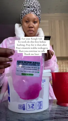 Pink salt comes with money -Soft love -promotion at work  -attract many good things /always being the chosen one  Get it from @Impilo Product #spiritualawakening 
