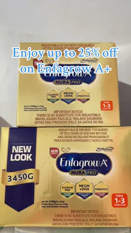 Enfagrow is now on tiktok shop!!! Enjoy up to 25% off #enfagrow #babyformula #babymilk #enfamil 