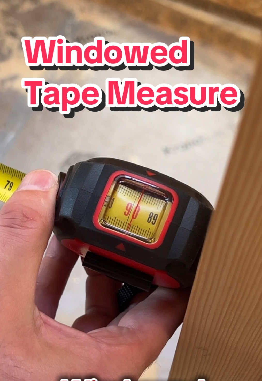 To be transparent, this Windowed Tape Measure is a must-have! 🪟 With the measurement window, taking accurate readings is easy without bending the tape. Model No. AK9852 #SEALEY #SEALEYtools #tooltok #workshop #fyp #foryoupagе #tool #diytiktok 