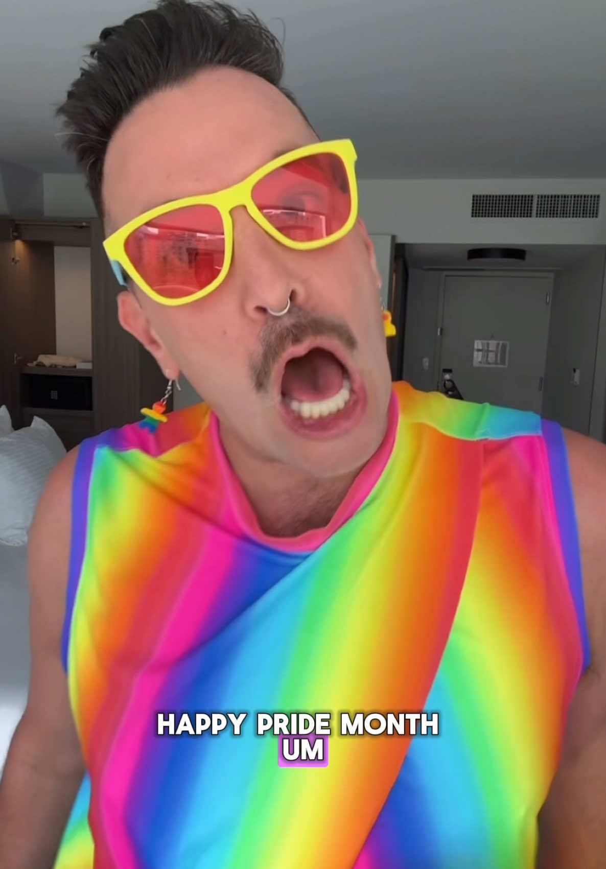 Go sip on that iced coffee and sit however you want in that chair bb! Prepare to get PRIDE UP IN YOUR FEED ALLLLLL MONTH LONG!  First stop @YOTEL in DC for WorldPride DC!!!  Who is coming to WorldPride DC?!? @CapitalPrideDC #Pride #pridemonth #lgbtq #queeraf #worldpridedc 