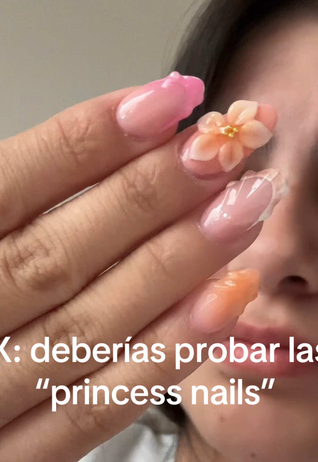 Cómo que princess nails #uñas #princesnails #nails #girls 