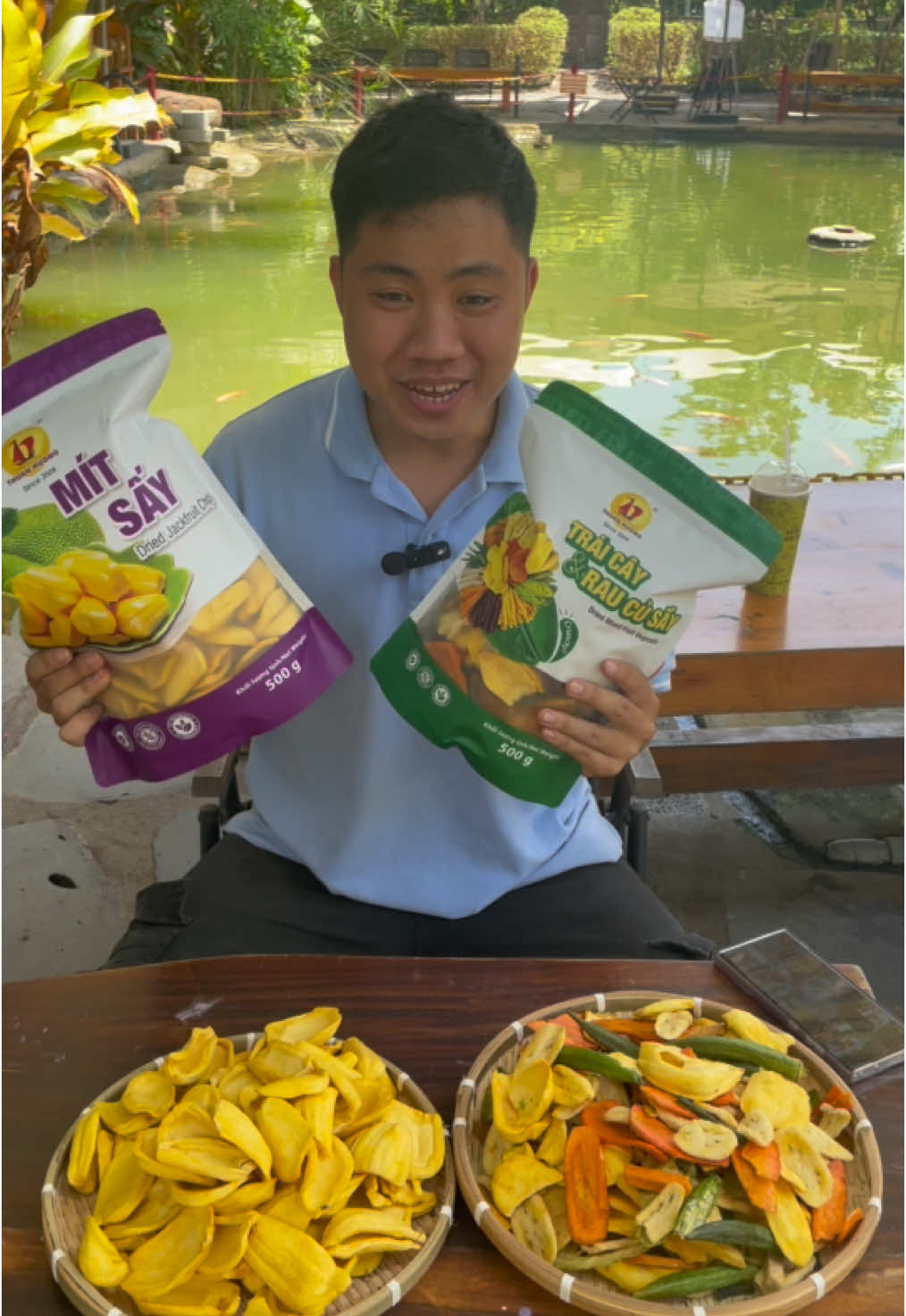 Khi team marketing đi uống cà phê không kịp về livetream #thuanhuongchips #mitsay #traicaysaythuanhuong 