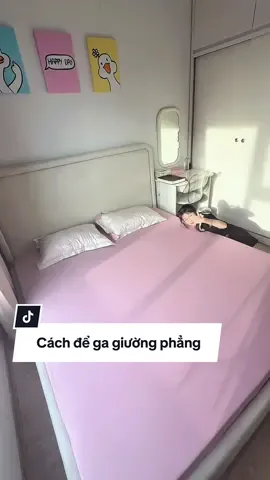 Cách để ga giường lúc nào cũng phẳng nha #hoaihayho #kepgagiuong #reviewdogiadung #dogiadung 