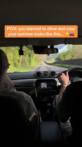 This is your reminder to pass your driving test so your summer can look like this👆🚘 #theorytest #revision #roadtrip #summervibes #holiday #scenery #drivingtheory 