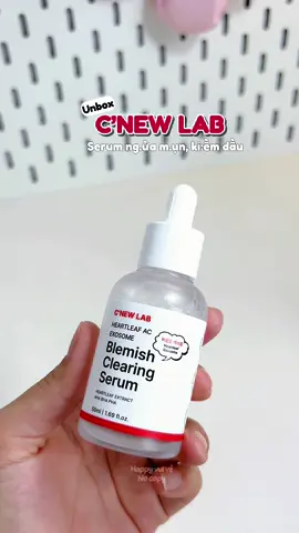 Serum kiềm dầu, ngừa mụn C’new Lab 🫶  #happyvuive🌷 #unboxing #serum #serumnguamun #serumkiemdau #cnewlab #cnewlabvietnamofficial #fpy #skincare #chamda 