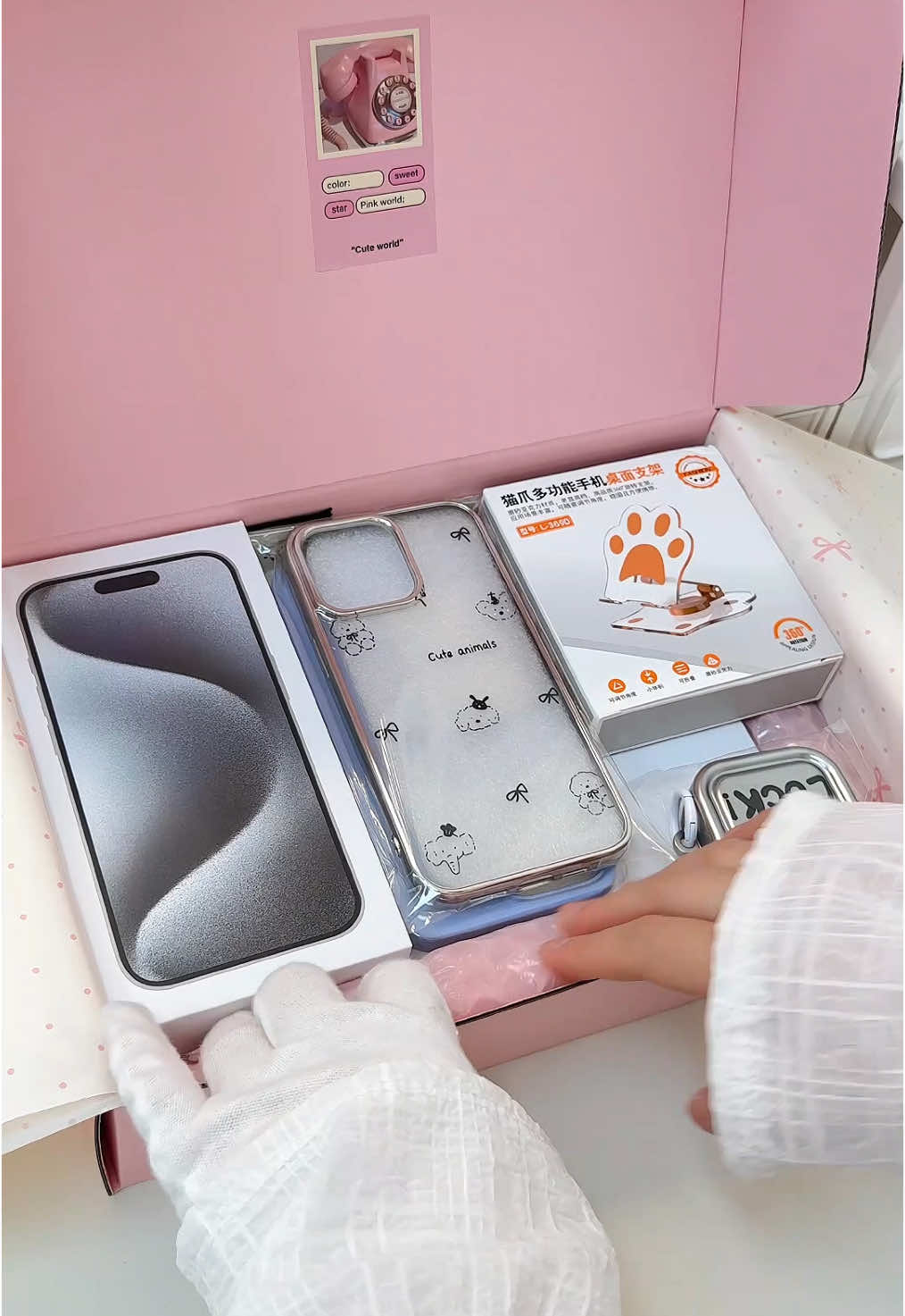 ASMR iPhone 15 Pro Max gift box packaging #iphone #packingorders #packingasmr #asmr 