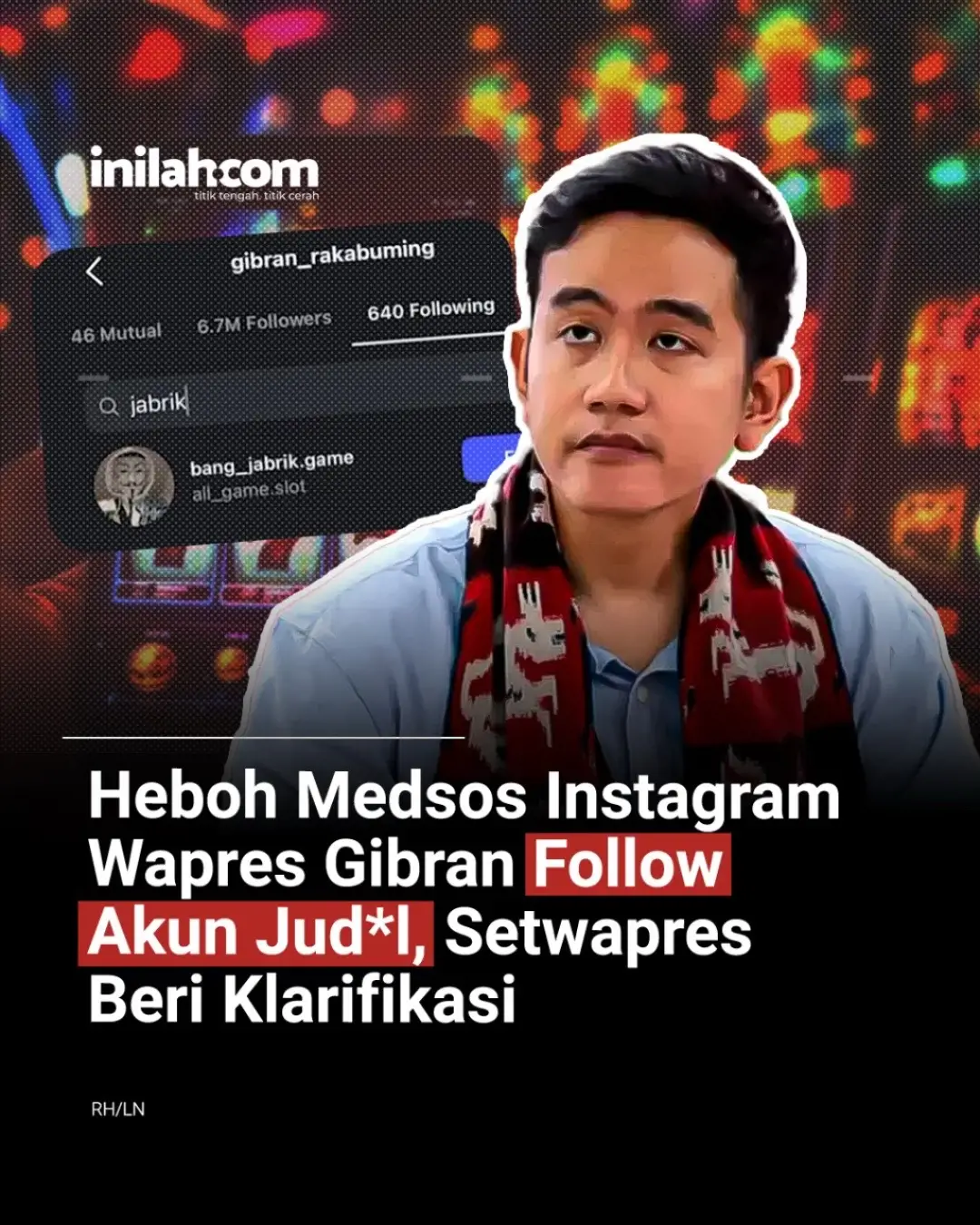 Akun media social (medsos) Instagram (IG) Wakil Presiden Gibran Rakabuming Raka disebut mengikuti akun jud*l bernama @bang_jabrik.game. Menanggapai kabar tersebut, Sekretariat Wakil Presiden (Setwapres) RI menegaskan jika Wapres Gibran sudah mengikuti akun @bang_jabrik.game sejak 2022. Namun saat diikuti, akun tersebut bukan berisi konten jud*l. Setwapres RI menyebut akun @bang_jabrik.game dibuat pada November 2022 lalu dan telah mengganti nama akun sebanyak tujuh kali. Dan Gibran telah mengikuti akun tersebut sebelum adanya perubahan identitas dan berisikan konten judol seperti sekarang. Tak hanya Gibran, Setwapres menyebut beberapa tokoh publik lain juga mengikuti akun tersebut. Setwapres mengatakan fenomena perubahan identitas akun di media sosial bukan hal baru. Pasalnya akun yang telah memiliki sejumlah pengikut sering kali diperjualbelikan atau ada juga yang diretas dan diubah fungsinya untuk kepentingan tertentu. Selain itu, akun itu juga telah dilaporkan ke Kemkomdigi untuk segera diblokir atau ditutup. #inilahNews #GibranRakabumingRaka #WapresGibran #Setwapres #Inilahcom #titiktengah #titikcerah 