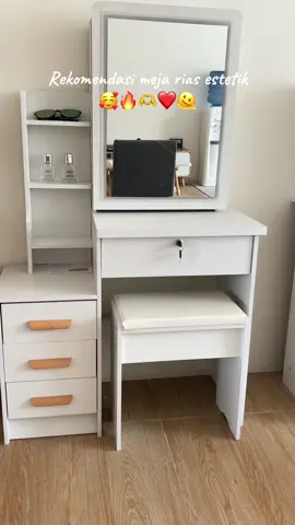 Meja rias estetik dari homedoki terthe best🫶 #mejarias #mejariasestetik #trendingtiktok 