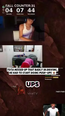 Tota Messed Up That Badly in Driving, He Had to Start Doing Push-Ups 😭#rayasianboy #2xrakai #totaamc #chainedtogether #viral #fyp