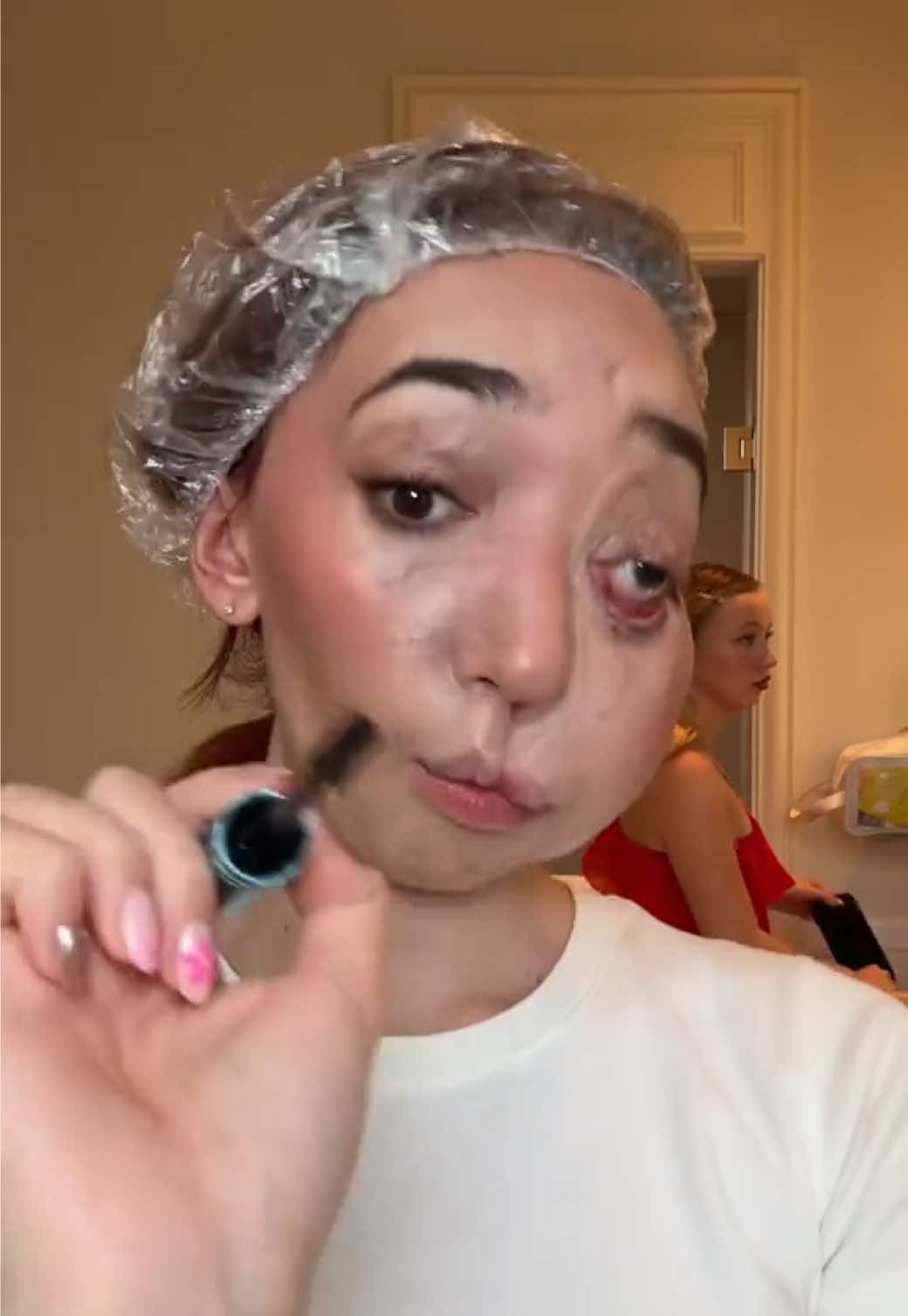 dude, nice tryyy 🙃🩵 @NARS Cosmetics creamy concealer, liquid afterglow blush - orgasm, cream bronzer - laguna 2, hot escape cheek palette - 1, hot escape afterglow lip oil - laguna @L'Oréal Paris UK le kohl pencil - pure espresso & big deal paradise waterproof mascara  @Kérastase glaze drops hair oil @SPACE NK  #makrup #skincare #hair #tutorial #beforeandafter #beautytips #oliviarodrigo #girls #grwm 