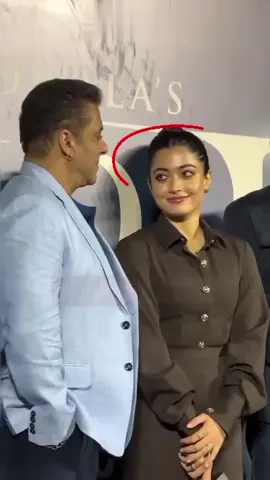 The way Rashmika looks at Salman ❤️🥰 #radhmikamandanna #salmankhan 