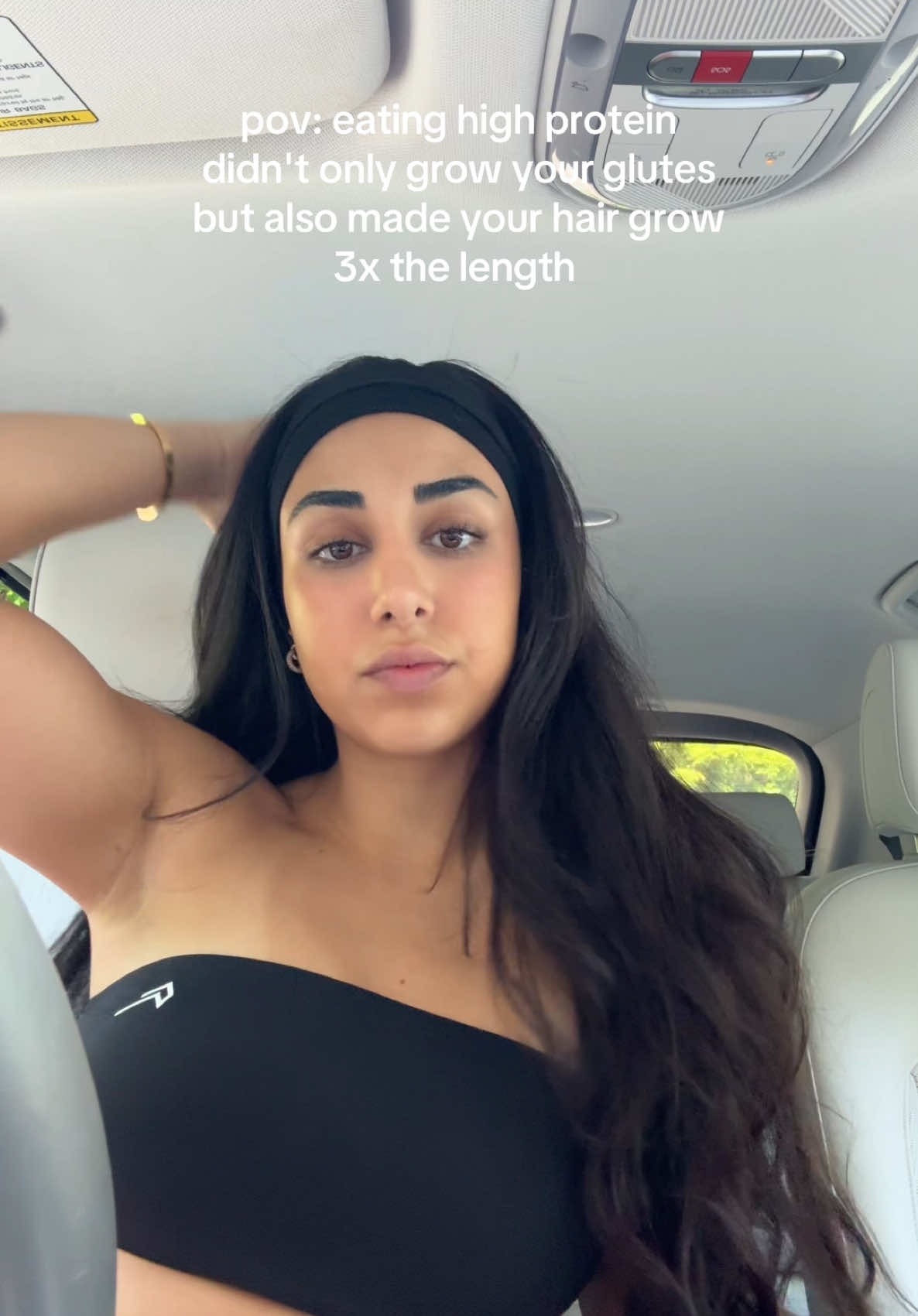 Coming from someone who fried all her hair from bleaching it #highprotein #hairgoals #hairtransformation 