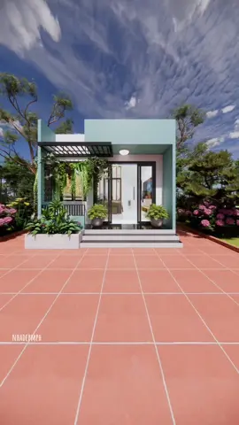 Nhà cấp 4 đẹp đơn giả nhẹ nhàng tinh tế cho gia đình trẻ #nhahiendai #nhadep #nhacap4 