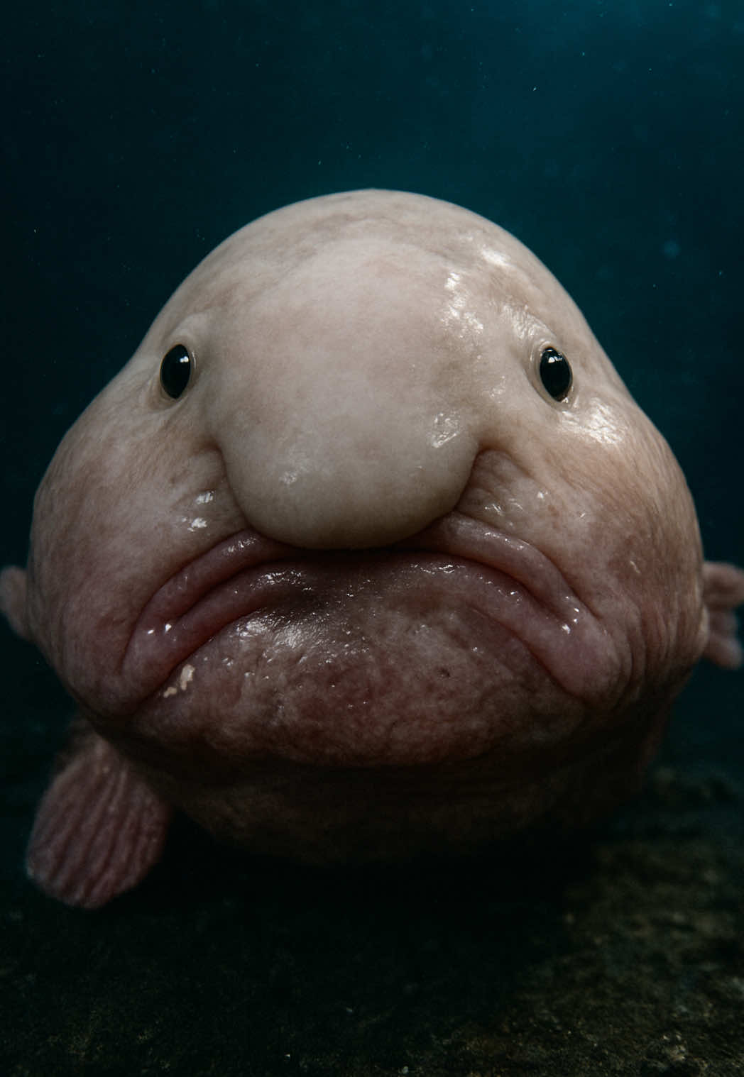 Blobfish — officially the ugliest fish in the ocean! Perfectly designed for the deep sea. Follow Animal Master for more wild facts. #blobfish #animalmaster #deepsea #wildlife #fyp #shorts