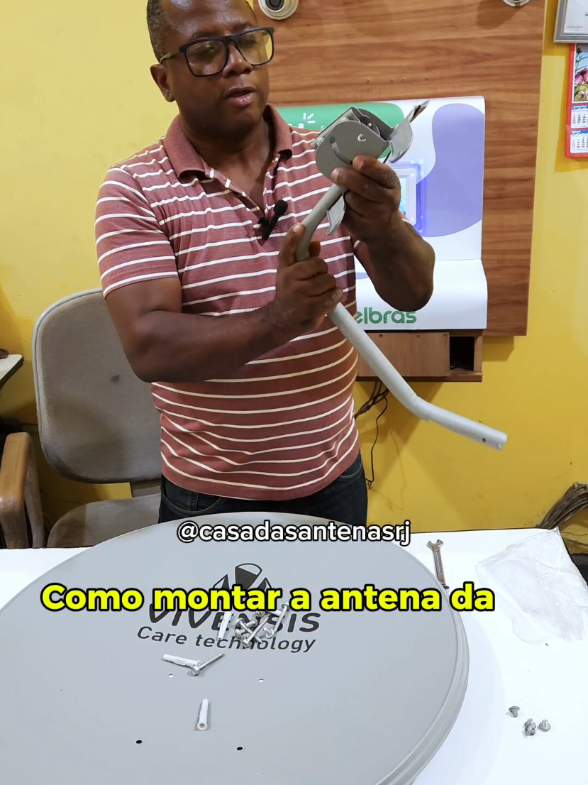 Como montar sua antena parabólica Vivensis #antena #vivensis #tv 