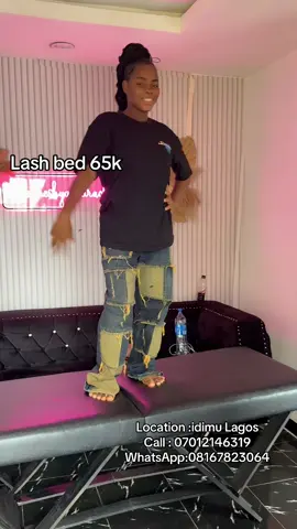 Come and buy our strong bed for just 65k  #lashbedsetup #spabed #lashesbyamarachi #lashtechinidimu 