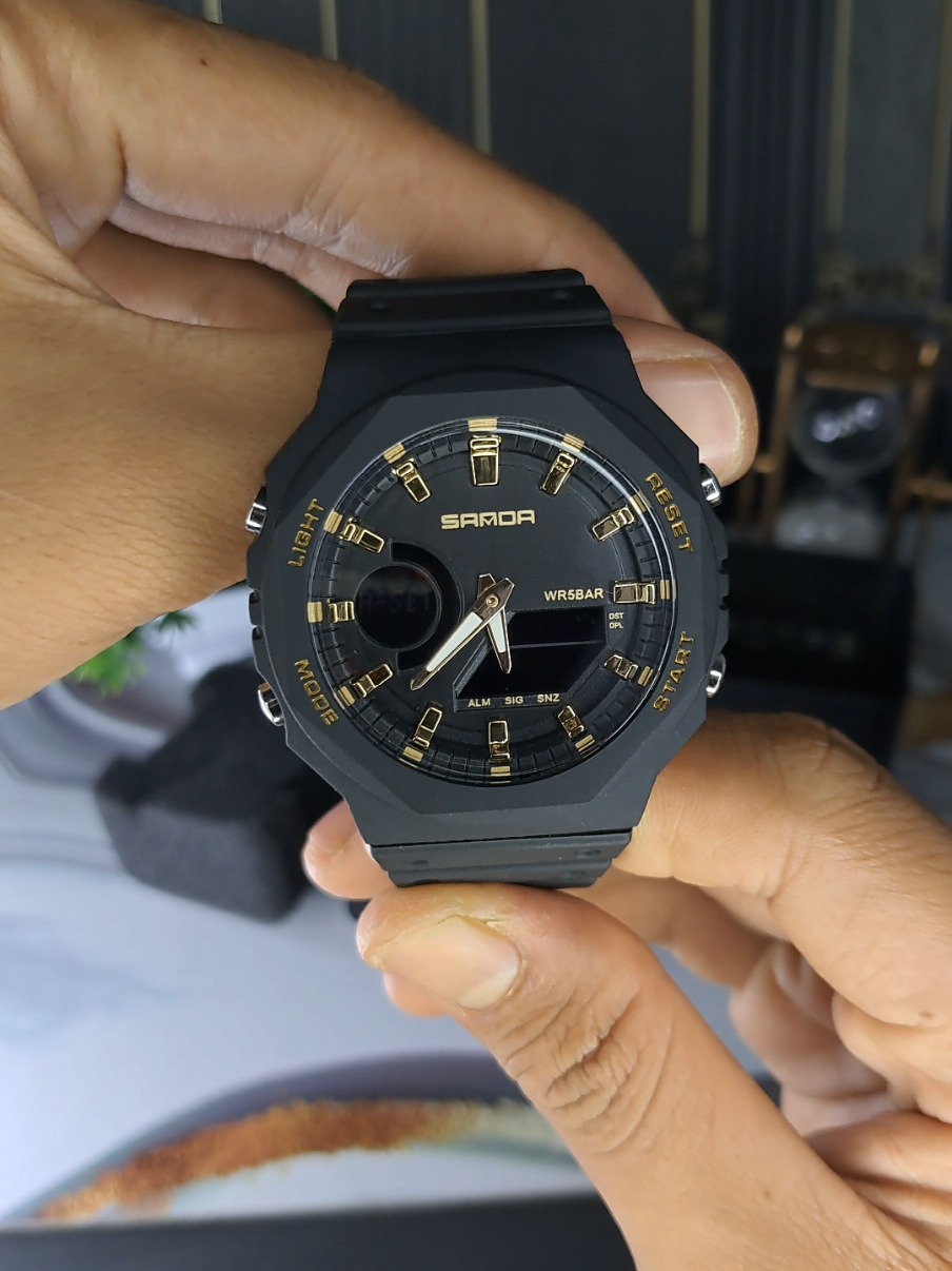 JAM TANGAN DUAL TIME SANDA 6016, Tahan air ! Cocok Untuk Pria & Wanita ! #guncang66 #jamtangan #jamtanganpria #jamtanganwanita #jamtanganled #jamtangananalog 