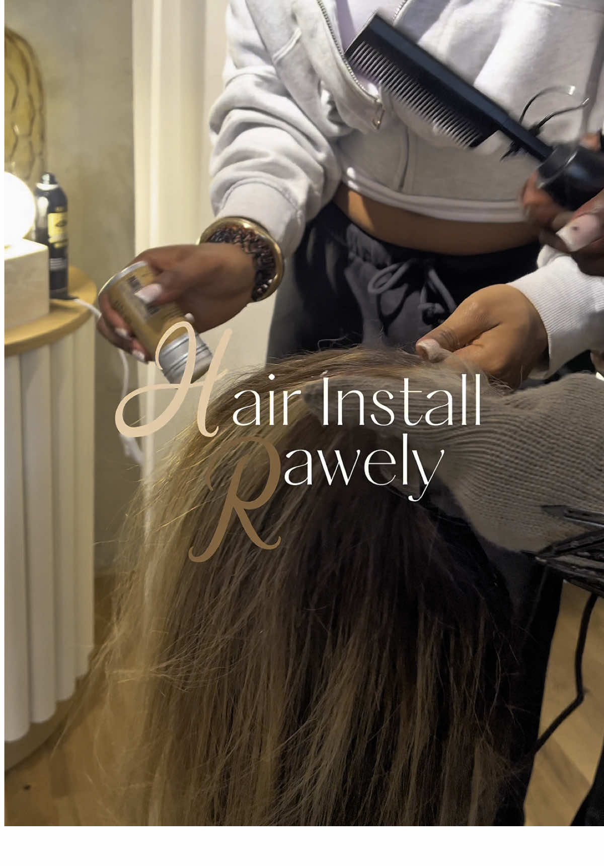Hair Install💓 hair from @Rawelyy  hair installed by @Nathalie  #hairinstall #rawwigs #rawhair #rawely #wiginstalltutorial #wiginstall #itsmadlxxn 